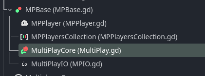 Add Child Node &gt; MultiPlayCore